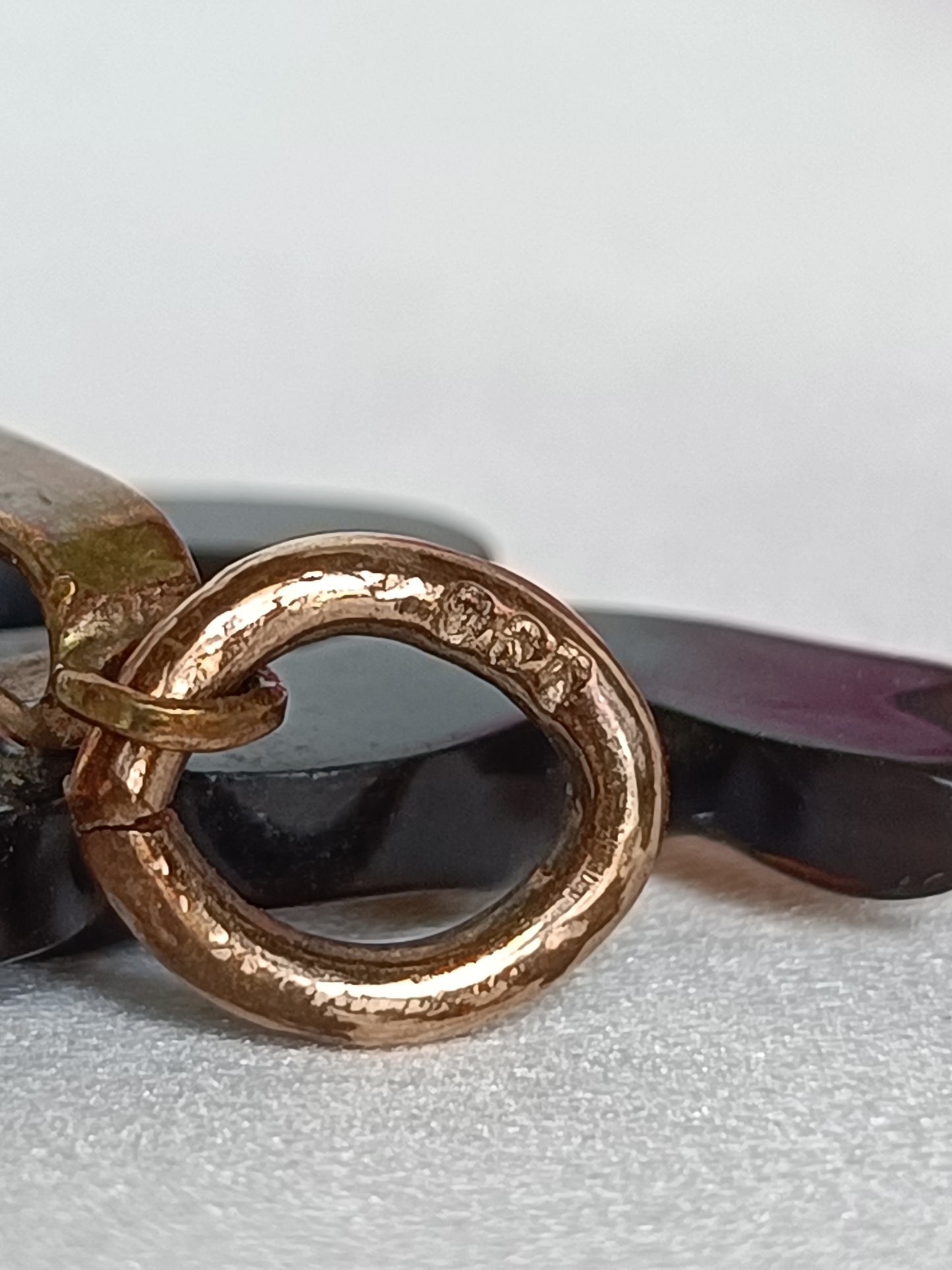 Antique Victorian 9ct gold & sterling silver piqué bow pendant