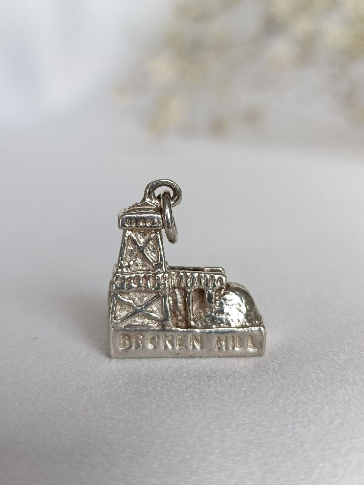 Vintage Sterling Silver Broken Hill Australian Mining Town Charm