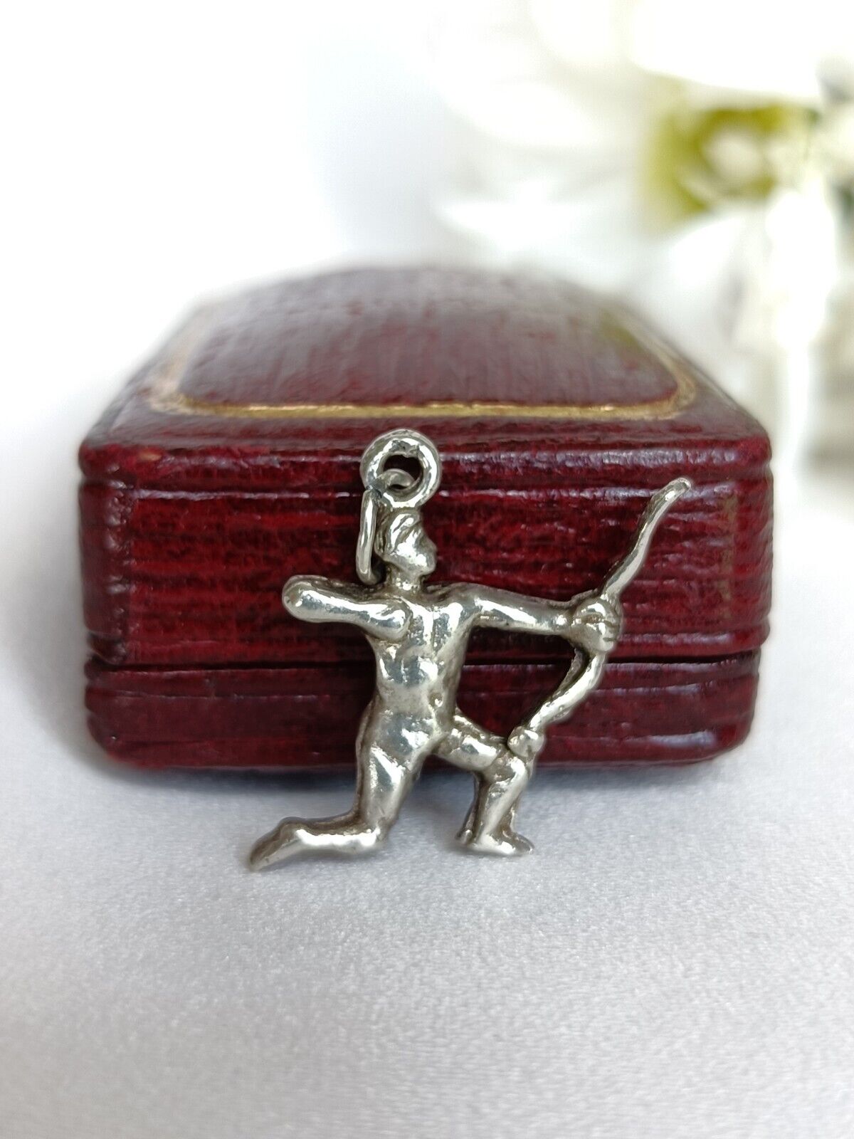 Vintage 925 Sterling Silver Sagittarius Zodiac The Archer Charm Or Pendant