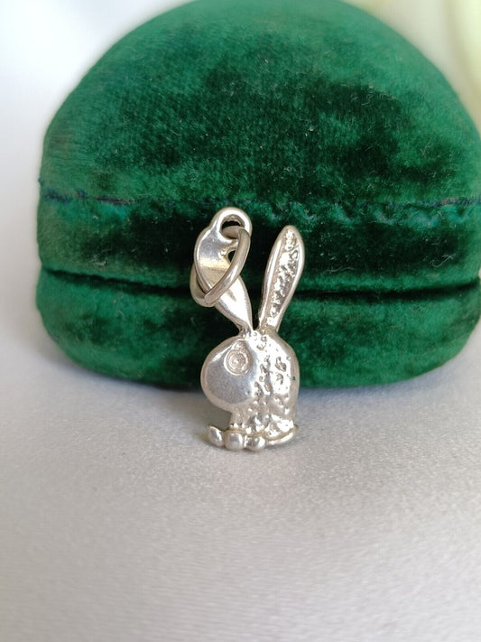 Vintage 1990's Y2K Sterling Silver Playboy Bunny Charm