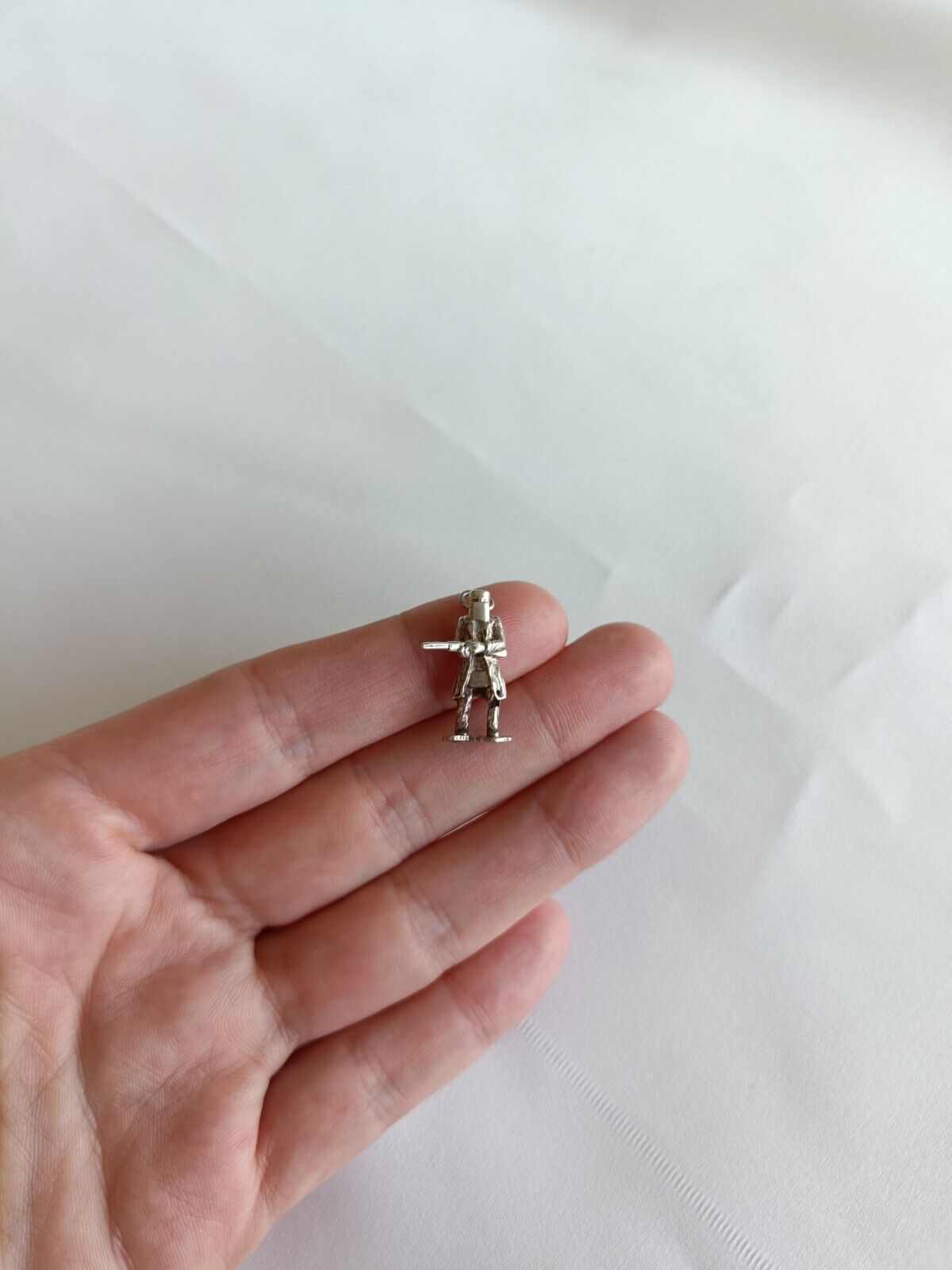 Vintage 925 Sterling Silver Australian Ned Kelly Charm Or Pendant