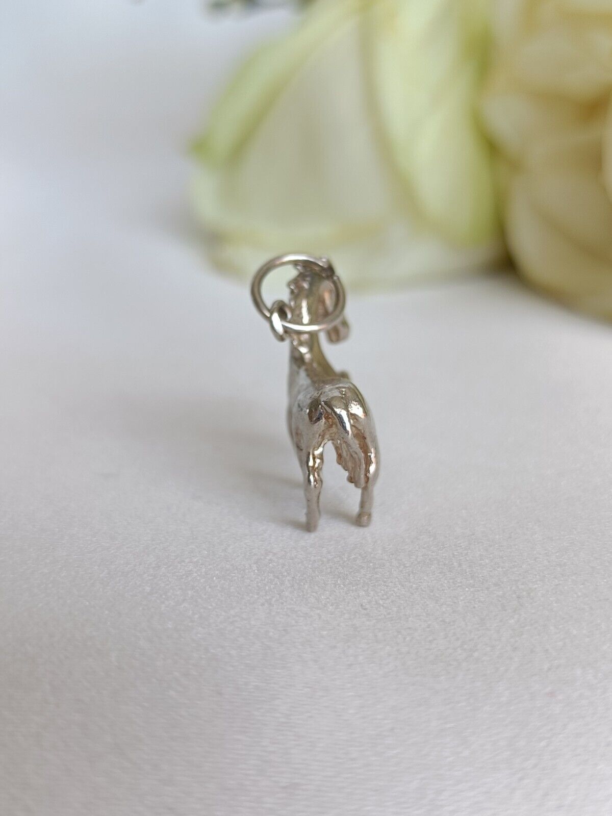 Vintage Sterling Silver Horse Charm Or Small Pendant