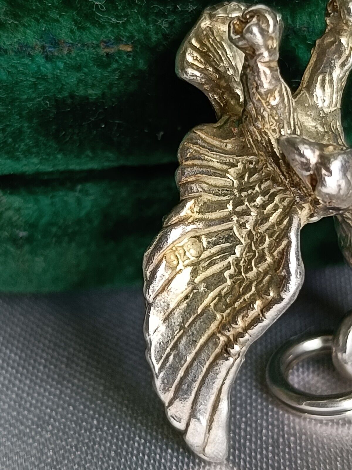 Vintage 925 Sterling Silver Eagle Charm Or Small Pendant