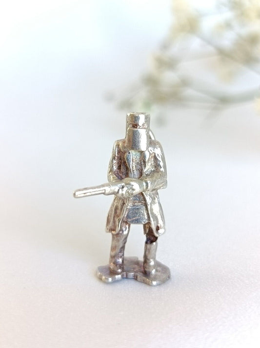 Vintage 925 Sterling Silver Australian Ned Kelly Charm Or Pendant