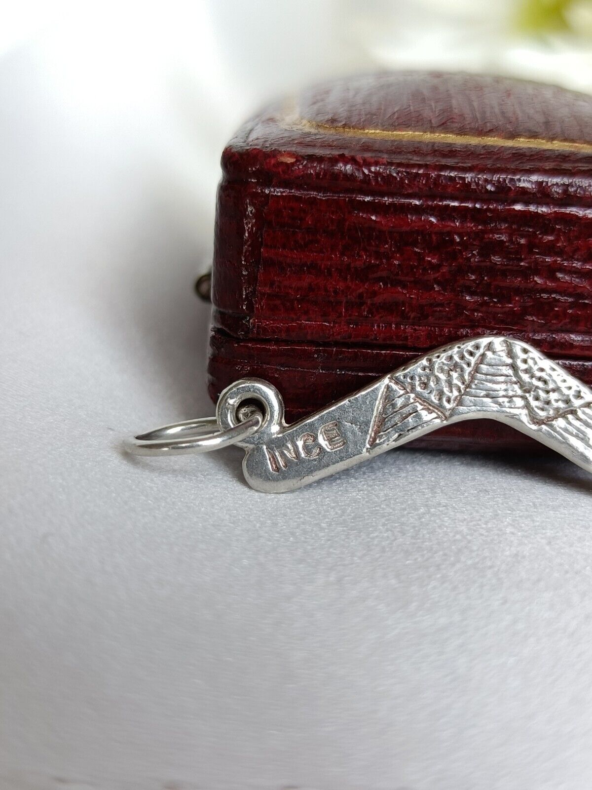 Vintage Sterling Silver Boomerang Charm Or Pendant