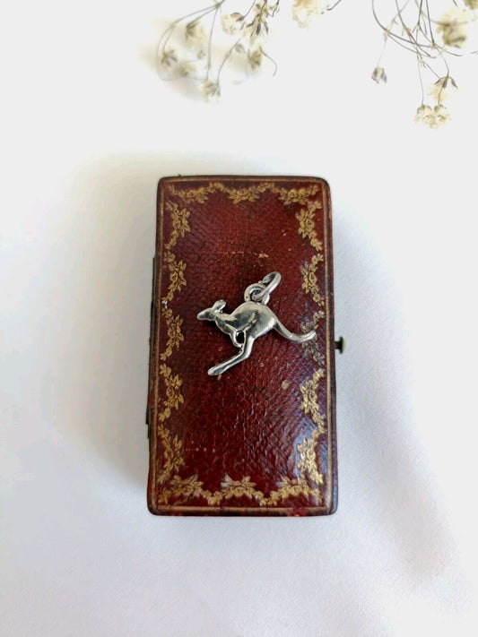 Vintage 925 Sterling Silver Kangaroo Charm