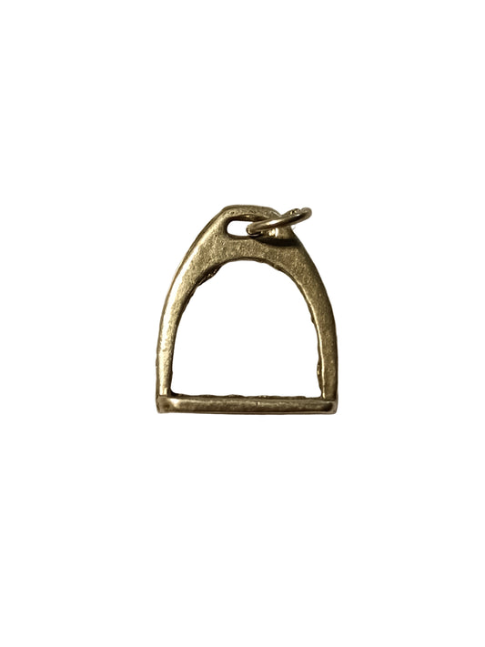 Custom listing for Amy- Vintage sterling silver stirrup charm